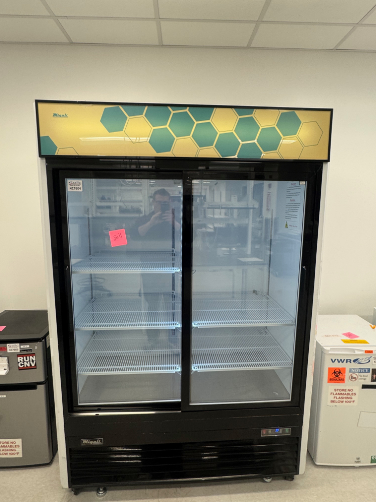 Image of Migali BOTTOM MOUNT GLASS DOOR REFRIGERATOR